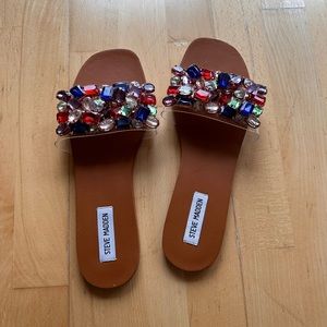 Steve Madden rhinestone sandals